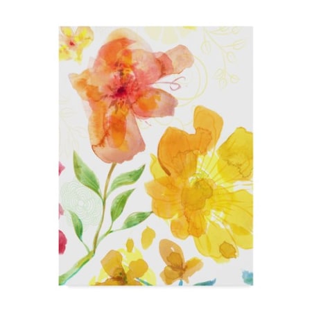 Delores Naskrent 'Blossoms In The Sun I' Canvas Art,35x47